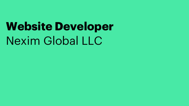 Website Developer
