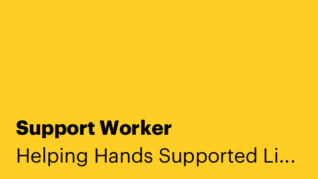 Support Worker