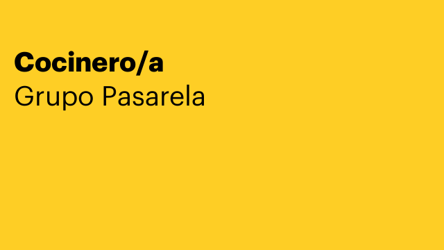 Cocinero/a