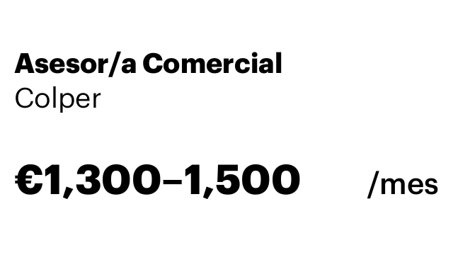 Asesor/a Comercial