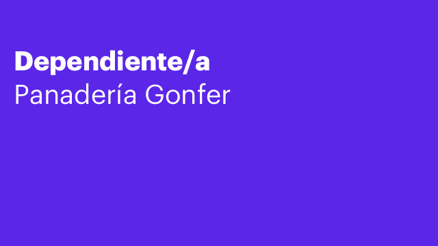 Dependiente/a