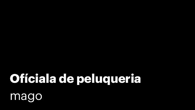 Ofíciala de peluqueria