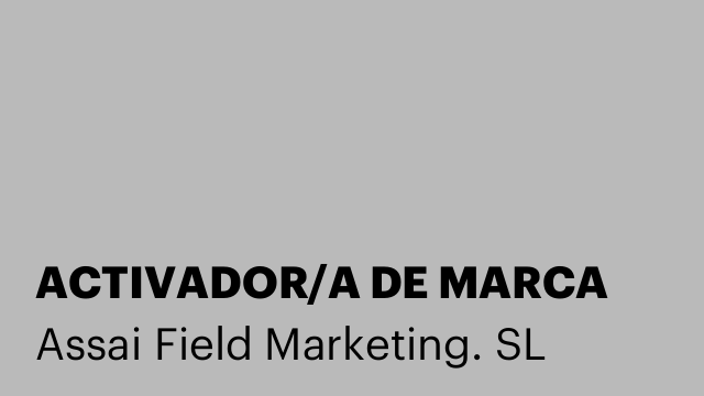 ACTIVADOR/A DE MARCA