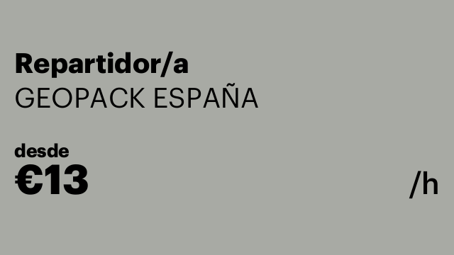 Repartidor/a
