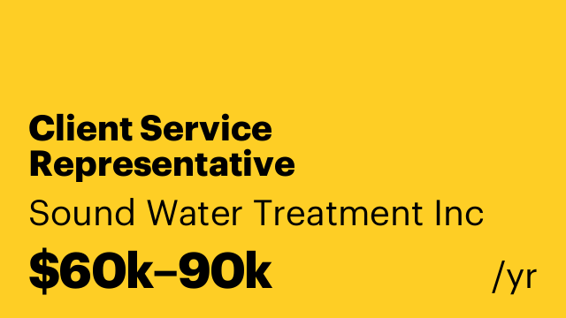 Client Service Representative