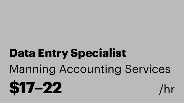 Data Entry Specialist