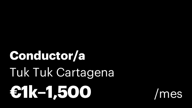 Conductor/a