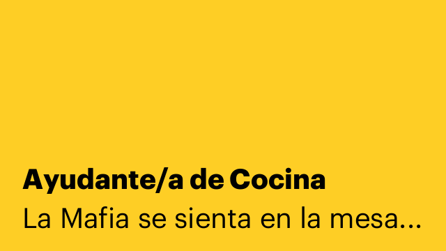 Ayudante/a de Cocina