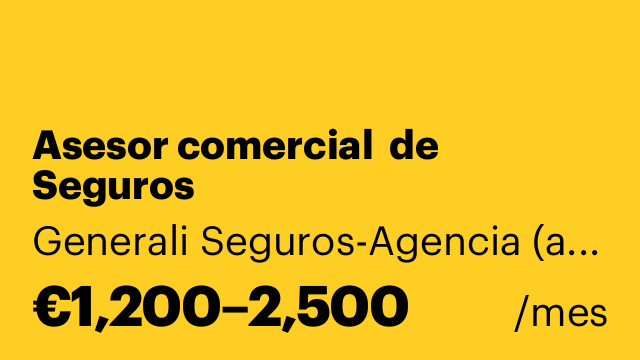 Asesor comercial  de Seguros