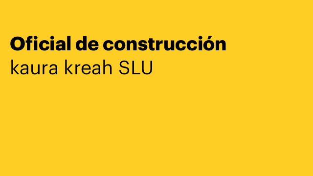 Oficial de construcción