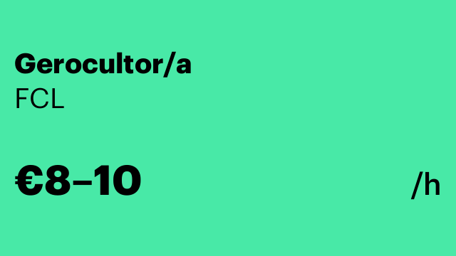 Gerocultor/a