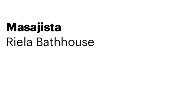 Masajista