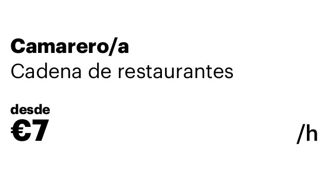 Camarero/a