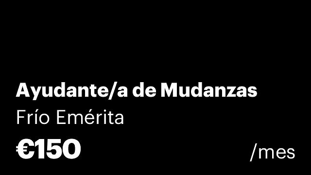 Ayudante/a de Mudanzas