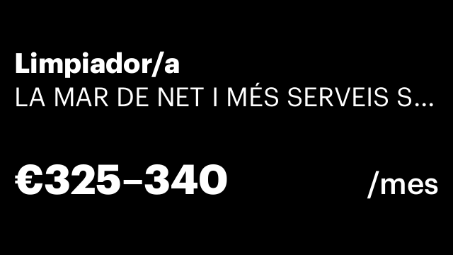 Limpiador/a