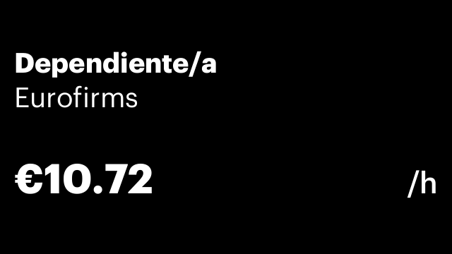 Dependiente/a