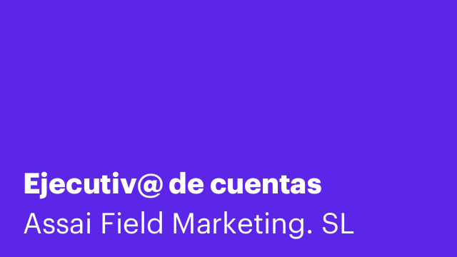 Ejecutiv@ de cuentas