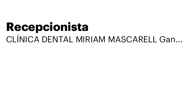 Recepcionista