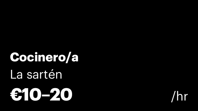 Cocinero/a