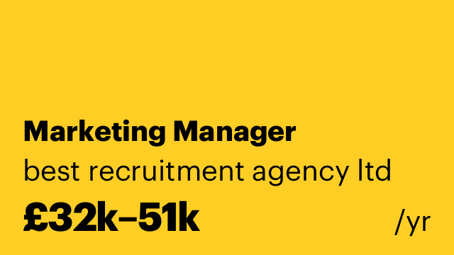 Marketing Manager