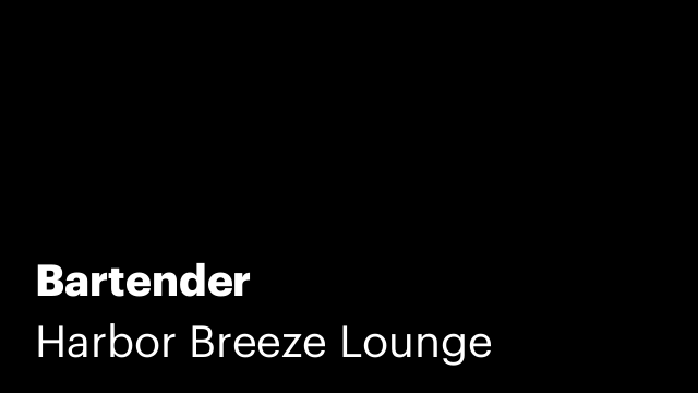 Bartender