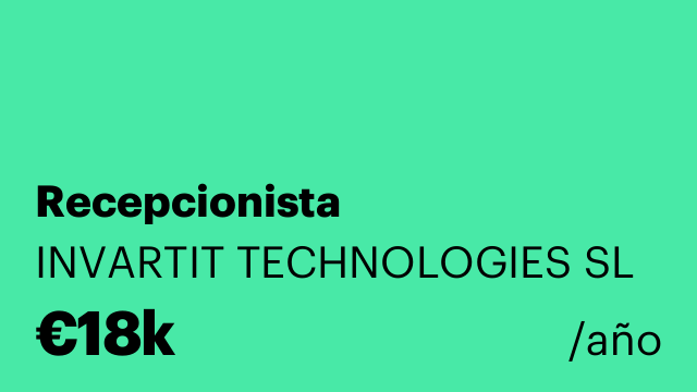 Recepcionista