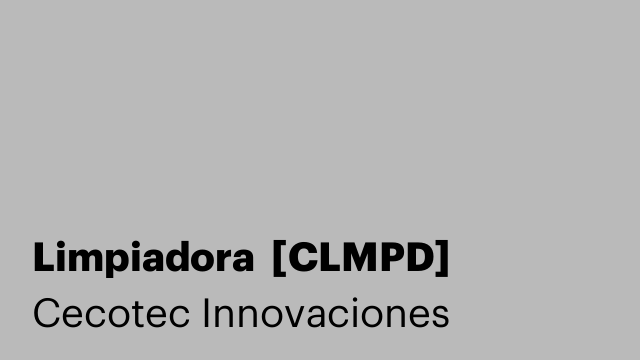 Limpiadora  [CLMPD]