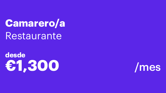 Camarero/a
