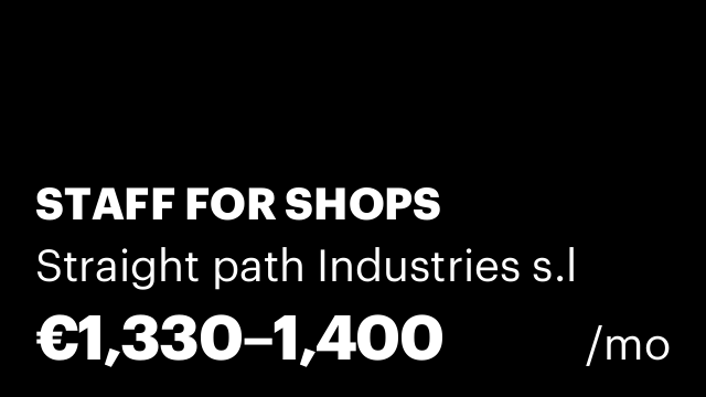 STAFF FOR SHOPS