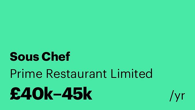 Sous Chef
