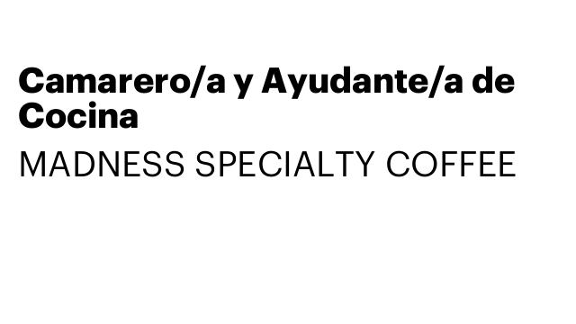 Camarero/a y Ayudante/a de Cocina