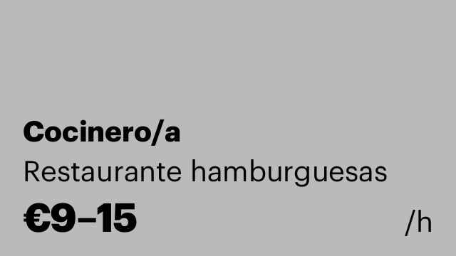Cocinero/a