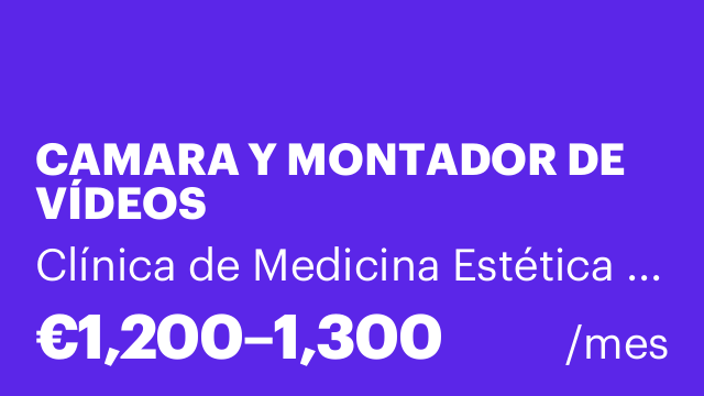CAMARA Y MONTADOR DE VÍDEOS