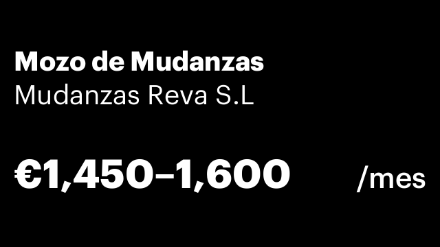 Mozo de Mudanzas