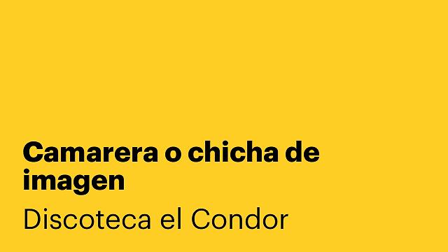 Camarera o chicha de imagen