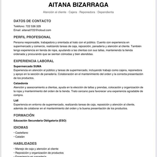 Candidate avatar
