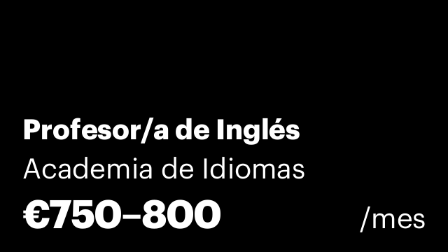 Profesor/a de Inglés