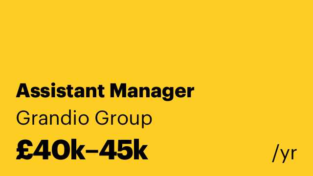 Assistant Manager
