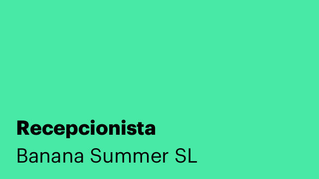 Recepcionista