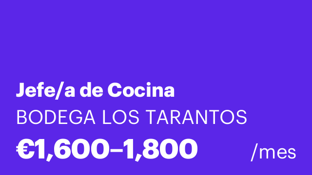 Jefe/a de Cocina