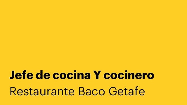 Jefe de cocina Y cocinero