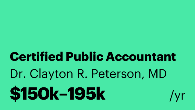 Certified Public Accountant
