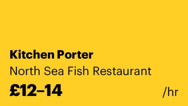 Kitchen Porter