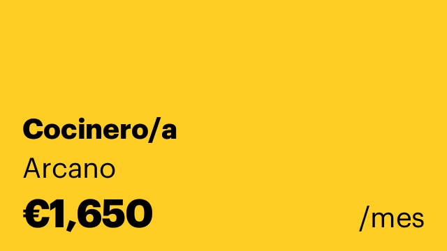Cocinero/a