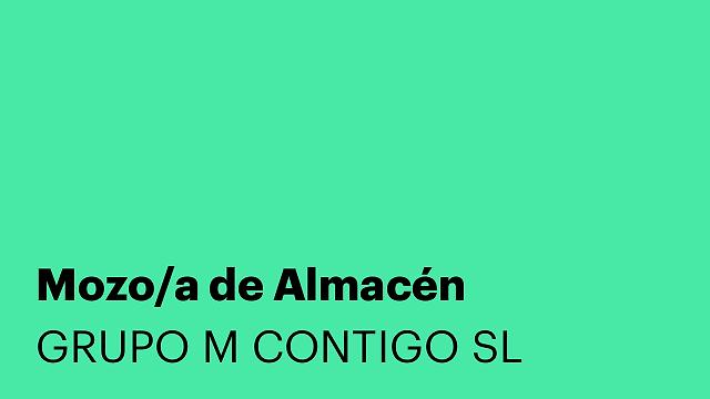 Mozo/a de Almacén