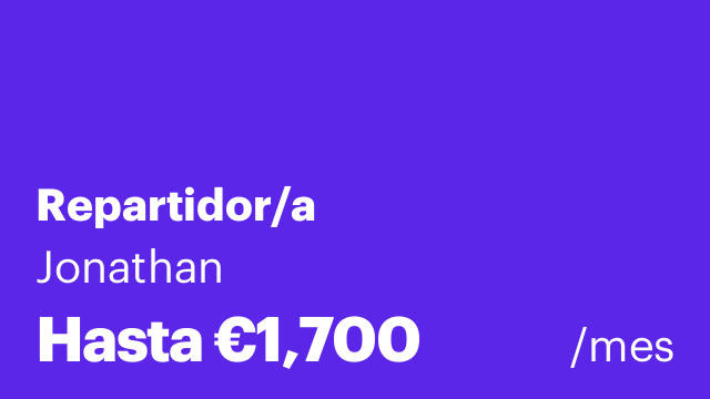Repartidor/a