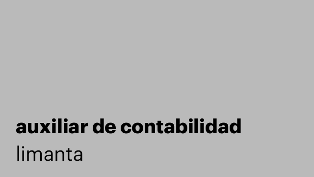 auxiliar de contabilidad