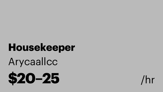 Housekeeper