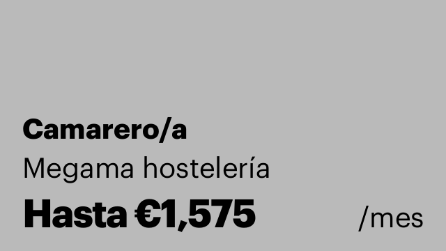 Camarero/a