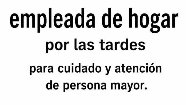 Empleada del hogar